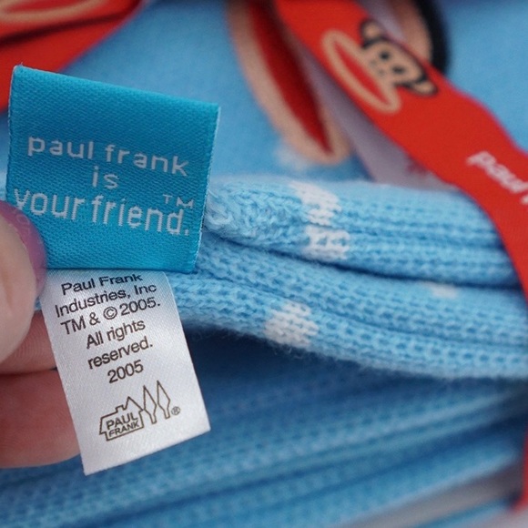 Paul Frank Julius Monkey Beanie Scarf and Button - Picture 8 of 10